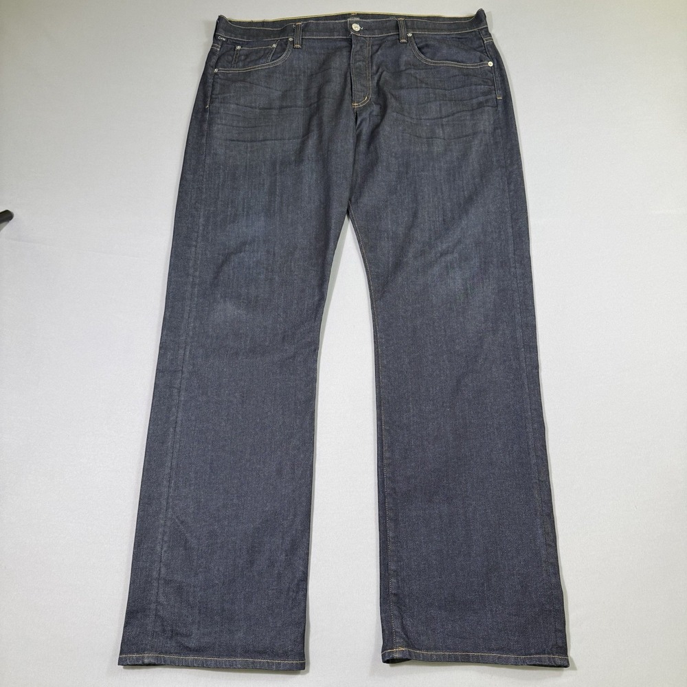 Cult of Individuality Jeans Mens 42x35 Perfect Casual Straight Dark Wash *Tag 40